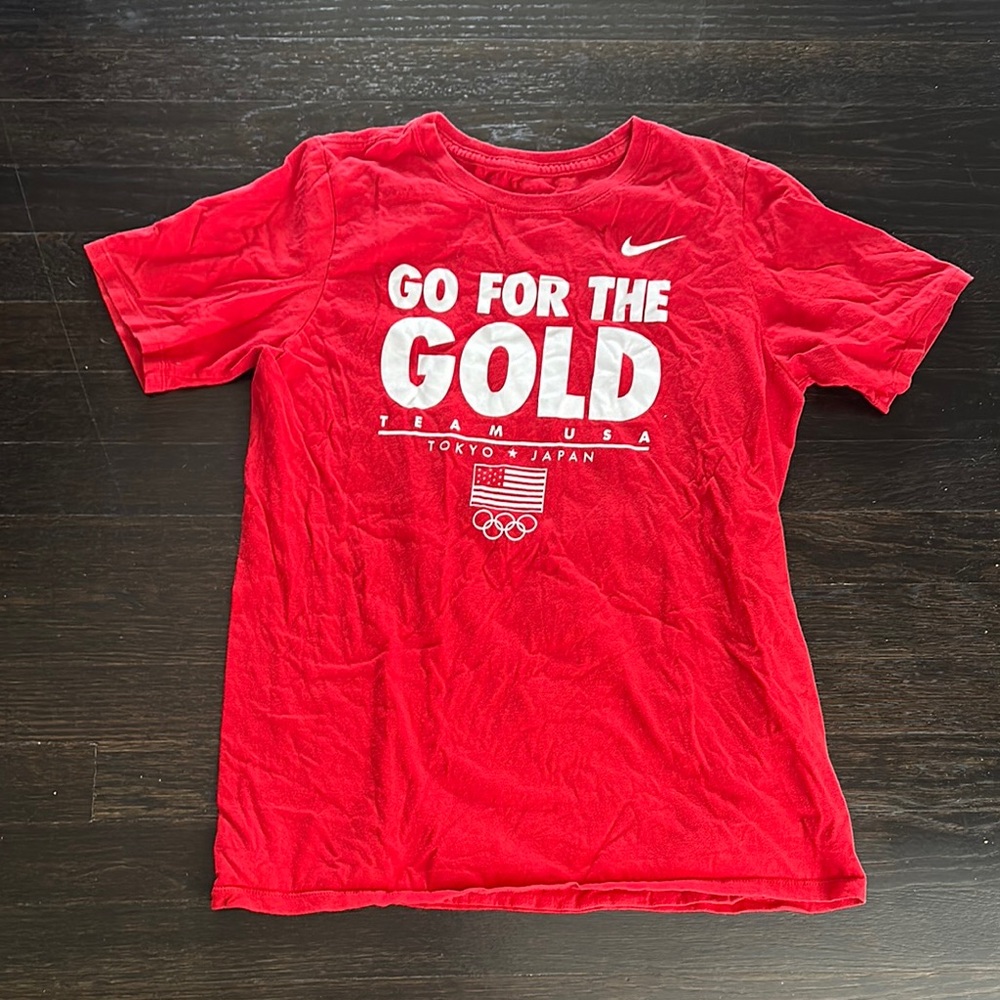 Nike Kids Red Graphic T-Shirt